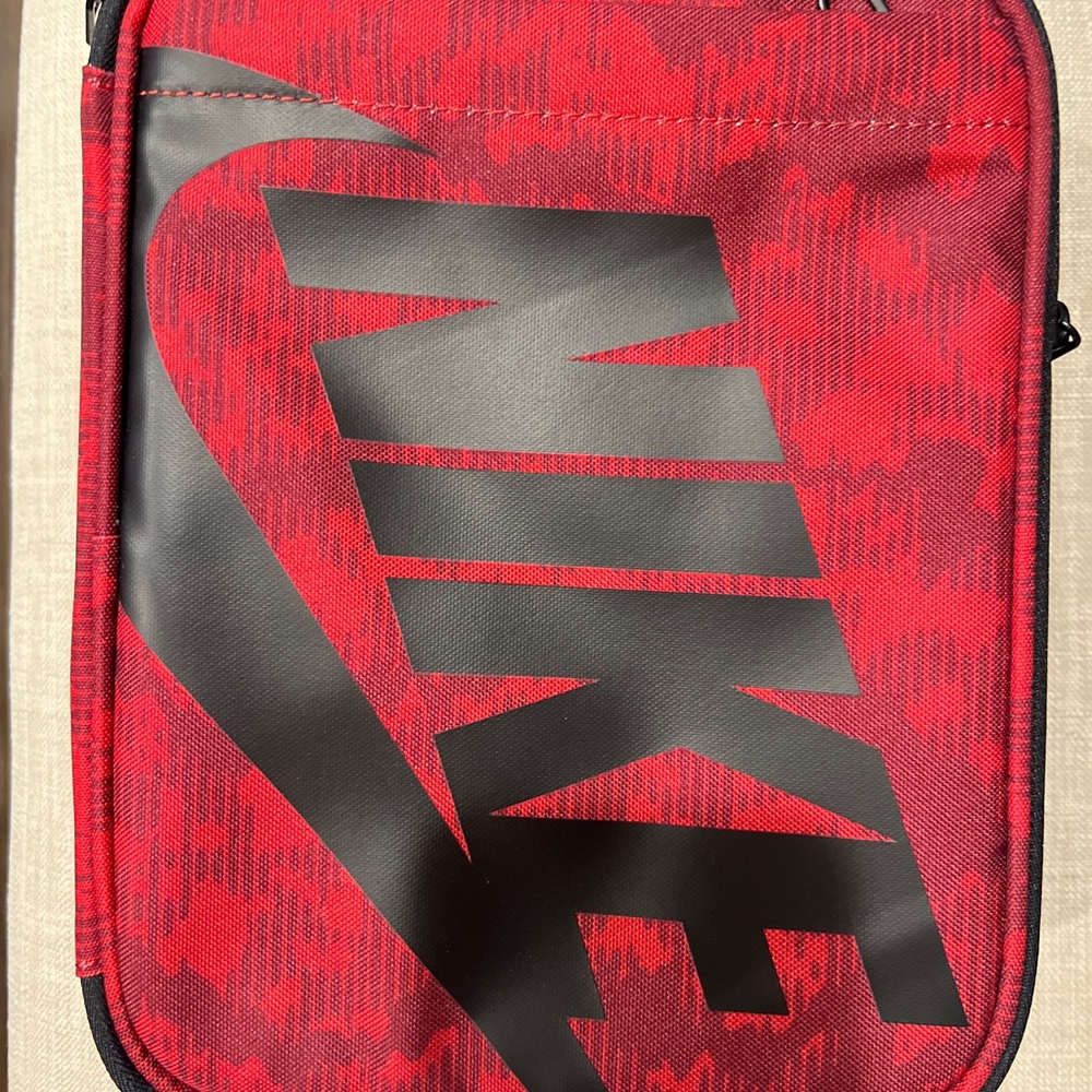 Nike Red and Black Lunch Bag